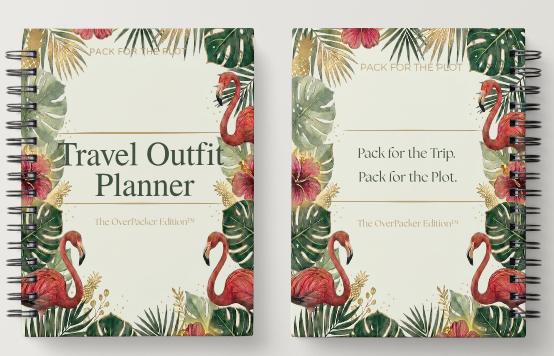 Travel Outfit Planner | The OverPacker Edition™ | Vacation Planner | Digital Download | Flamingo Escape Collection