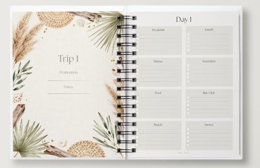 Travel Outfit Planner | The OverPacker Edition™ | Vacation Planner | Digital Download | Coastal Escape Collection