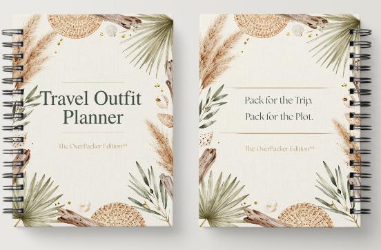 Travel Outfit Planner | The OverPacker Edition™ | Vacation Planner | Digital Download | Coastal Escape Collection
