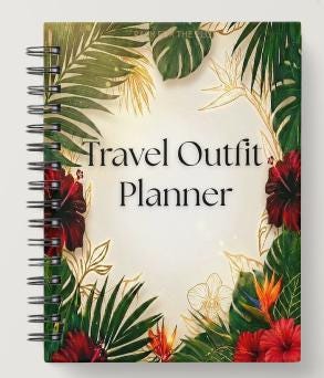 Travel Outfit Planner | Basic Edition | Vacation Planner | Digital Download | Hibiscus Dreams Collection