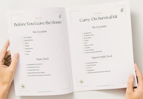Airport Survival Checklist | Travel Checklist | Printable Travel Planner | Digital Download | GoodNotes Planner | Pack for the Plot™