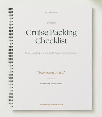 Cruise Packing Checklist | Cruise Planner Printable | Vacation Checklist | Digital Download | GoodNotes Planner | Pack for the Plot™