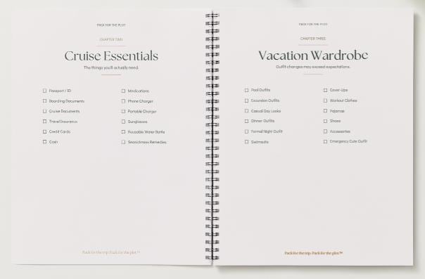 Cruise Packing Checklist | Cruise Planner Printable | Vacation Checklist | Digital Download | GoodNotes Planner | Pack for the Plot™