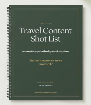 Travel Content Shot List | Vacation Photo Checklist | Travel Photography Planner | Digital Download | GoodNotes Planner | Pack for the Plot™