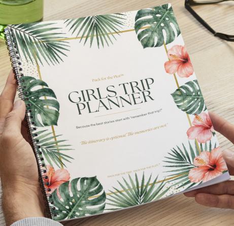 Girls Trip Planner | Girls Vacation Planner | Bachelorette Trip Planner | Travel Planner Printable | GoodNotes Planner | Pack for the Plot™