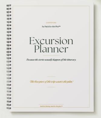 Excursion Planner | Vacation Activity Planner | Travel Excursion Tracker | Digital Download | GoodNotes Planner | Pack for the Plot™