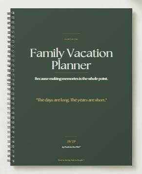 Family Vacation Planner | Family Travel Planner | Vacation Planner Printable | Digital Download | GoodNotes Planner | Pack for the Plot™