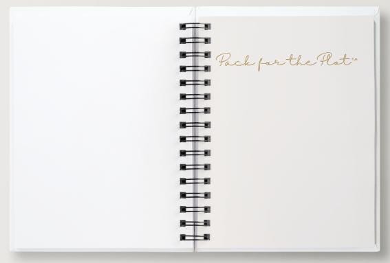 Travel Outfit Planner | Golden Hour Edition | Vacation Outfit Planner | Travel Wardrobe Organizer | Digital Download | Pack for the Plot™