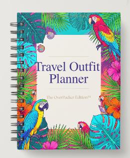 Travel Outfit Planner | The OverPacker Edition™ | Vacation Planner | Digital Download | Caribbean Sunset Collection