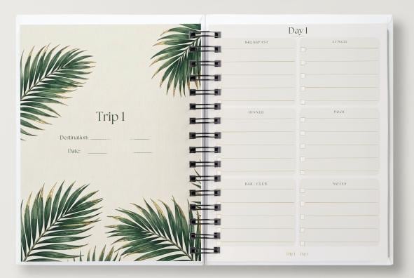 Travel Outfit Planner | Basic Edition | Vacation Planner | Digital Download | Island Luxe Collection