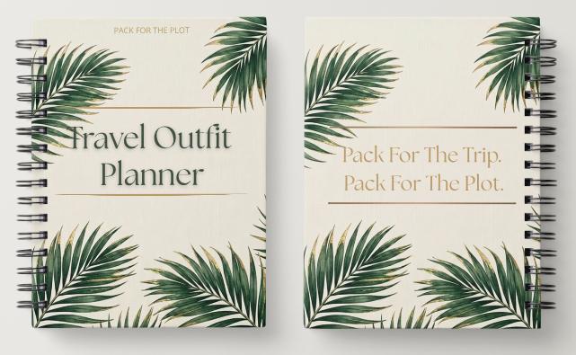 Travel Outfit Planner | Basic Edition | Vacation Planner | Digital Download | Island Luxe Collection