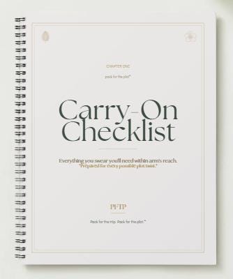 Carry-On Checklist | Travel Checklist | Printable Travel Planner | Digital Download | GoodNotes Planner | Pack for the Plot™