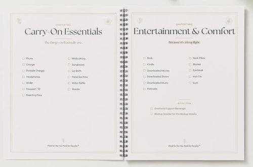 Carry-On Checklist | Travel Checklist | Printable Travel Planner | Digital Download | GoodNotes Planner | Pack for the Plot™