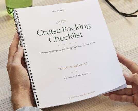 Cruise Packing Checklist | Cruise Planner Printable | Vacation Checklist | Digital Download | GoodNotes Planner | Pack for the Plot™