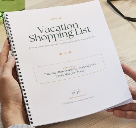 Vacation Shopping List | Travel Shopping Planner | Vacation Planner Printable | Digital Download | GoodNotes Planner | Pack for the Plot™