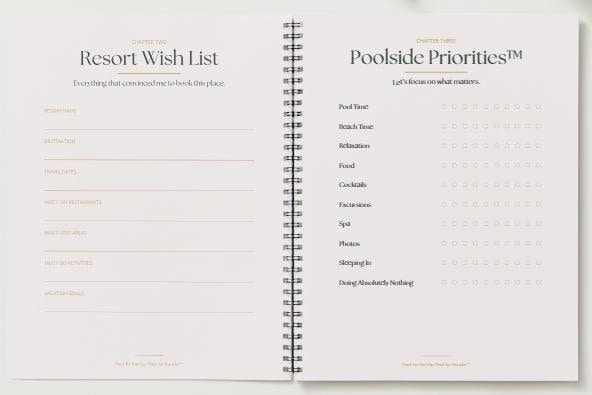 Resort Vacay Planner | All Inclusive Vacation Planner | Beach Vacation Planner | Digital Download | GoodNotes Planner | Pack for the Plot™