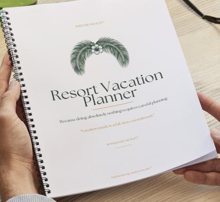 Resort Vacay Planner | All Inclusive Vacation Planner | Beach Vacation Planner | Digital Download | GoodNotes Planner | Pack for the Plot™