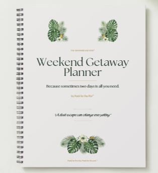 Weekend Getaway Planner | Weekend Trip Planner | Travel Planner Printable | Digital Download | GoodNotes Planner | Pack for the Plot™