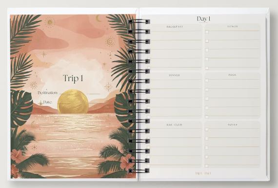 Travel Outfit Planner | Golden Hour Edition | Vacation Outfit Planner | Travel Wardrobe Organizer | Digital Download | Pack for the Plot™